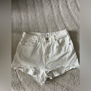 Zara white shorts